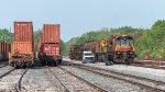 Loram Grinder at CSX Belmont Yard